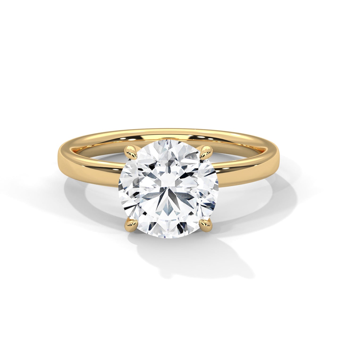 Bague diamant rond 2 carats – Collection Forja