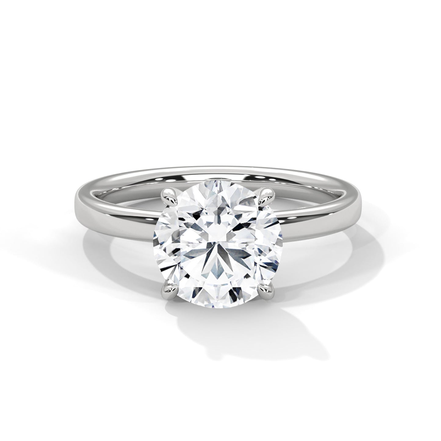 Bague diamant rond 2 carats – Collection Forja
