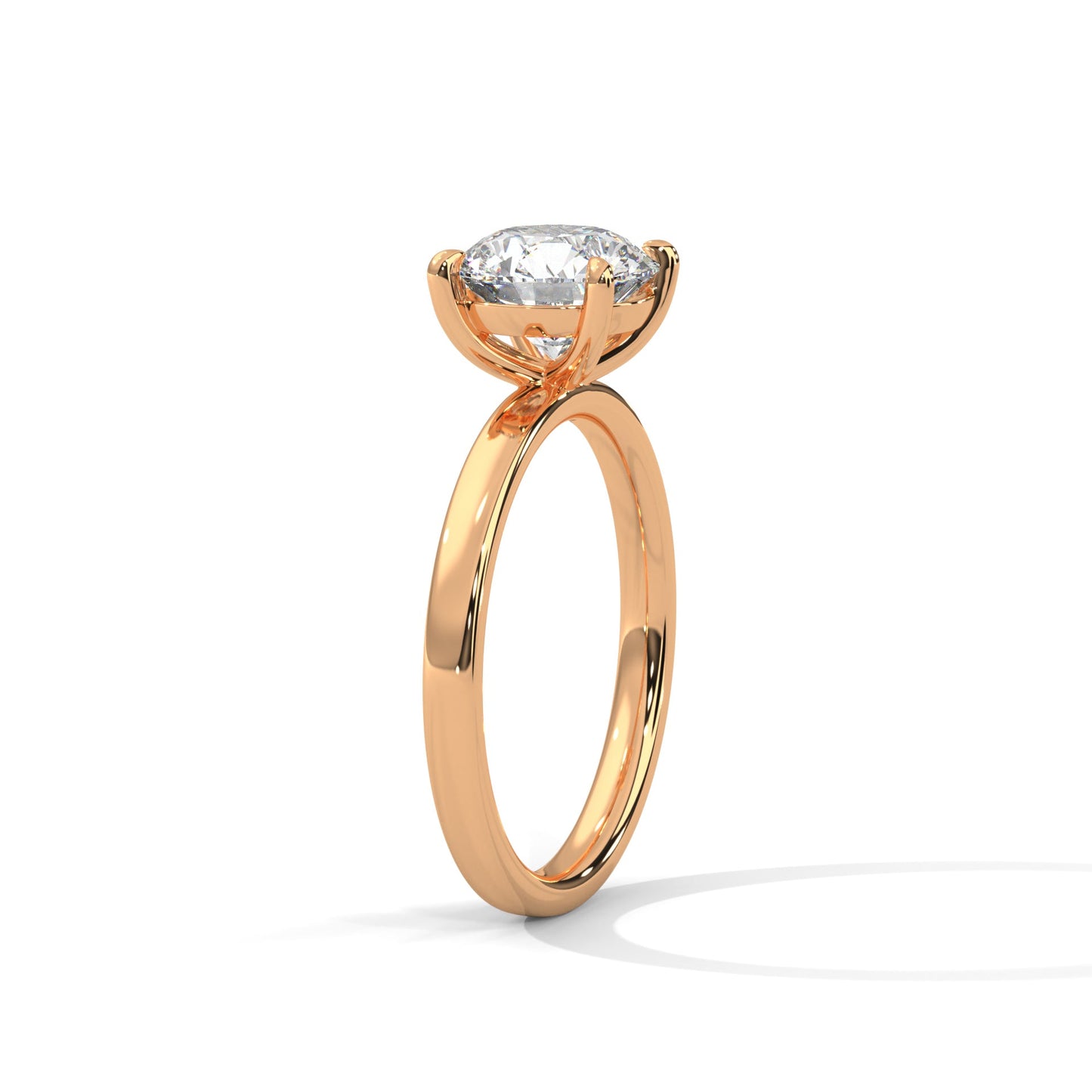 Bague diamant rond 2 carats – Collection Forja