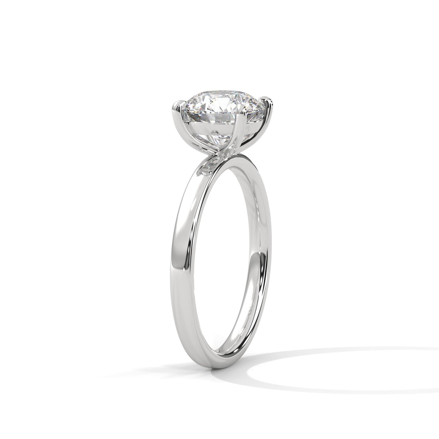 Bague diamant rond 2 carats – Collection Forja