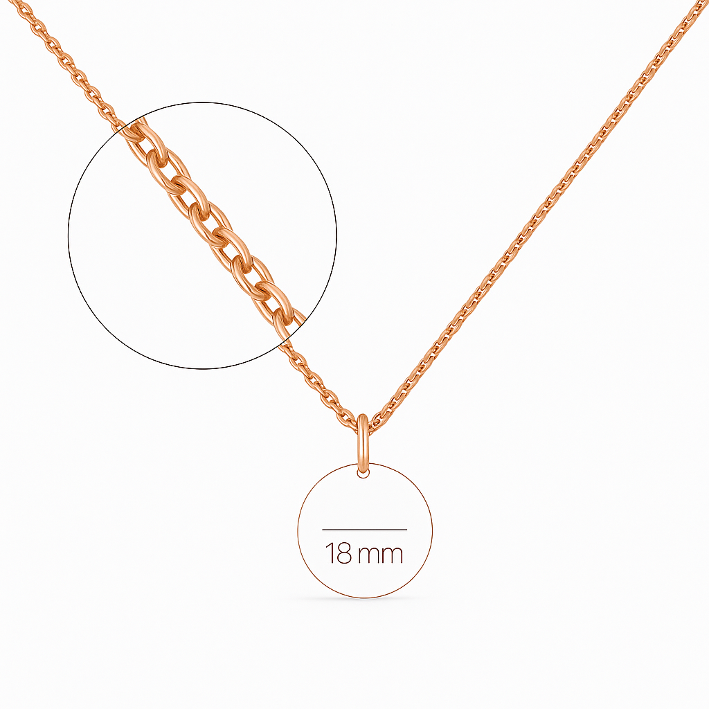 Collier-chaîne CERIL Ronde – Collection CERIL