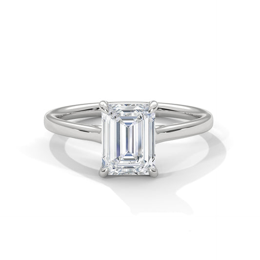 Bague diamant émeraude 2 carats – Collection Forja