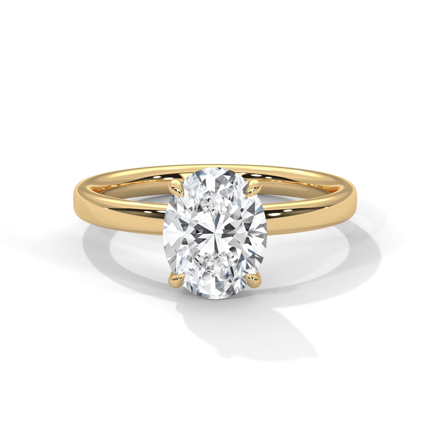 Bague diamant ovale 2 carats – Collection Forja