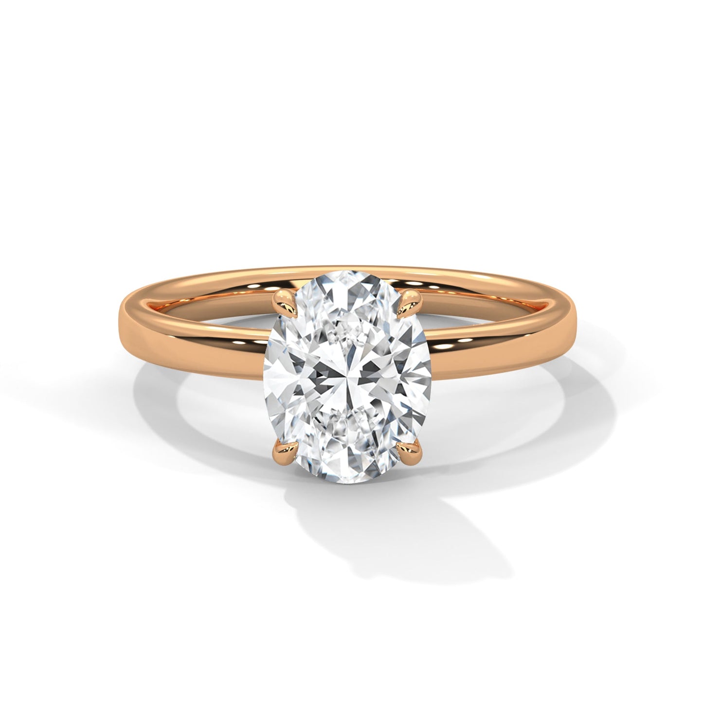 Bague diamant ovale 2 carats – Collection Forja