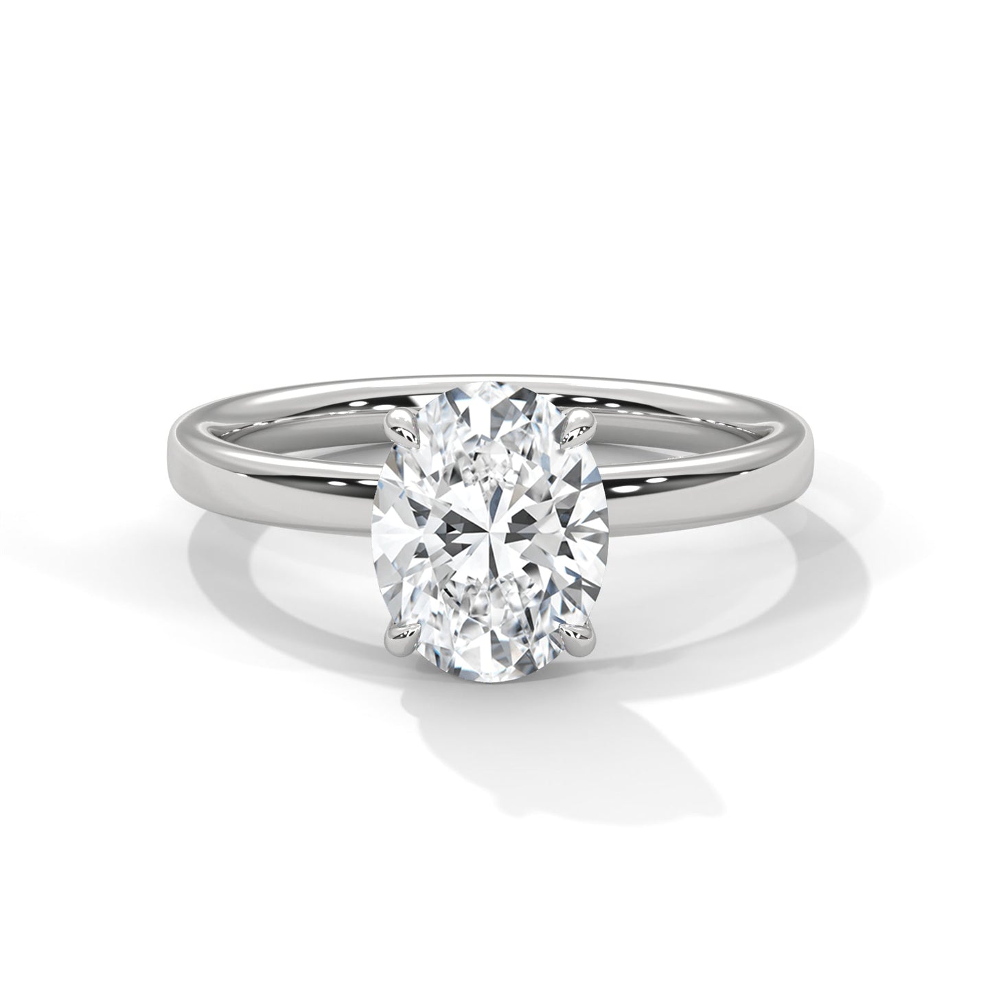 Bague diamant ovale 2 carats – Collection Forja