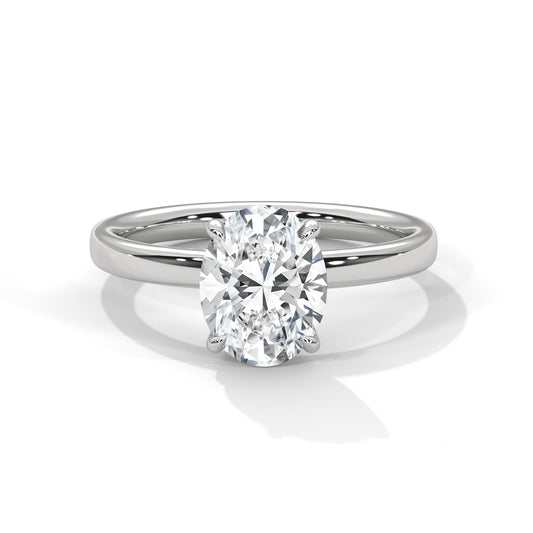Bague diamant ovale 2 carats – Collection Forja