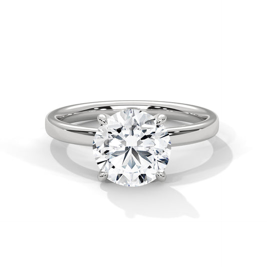 Bague diamant rond 2 carats – Collection Forja