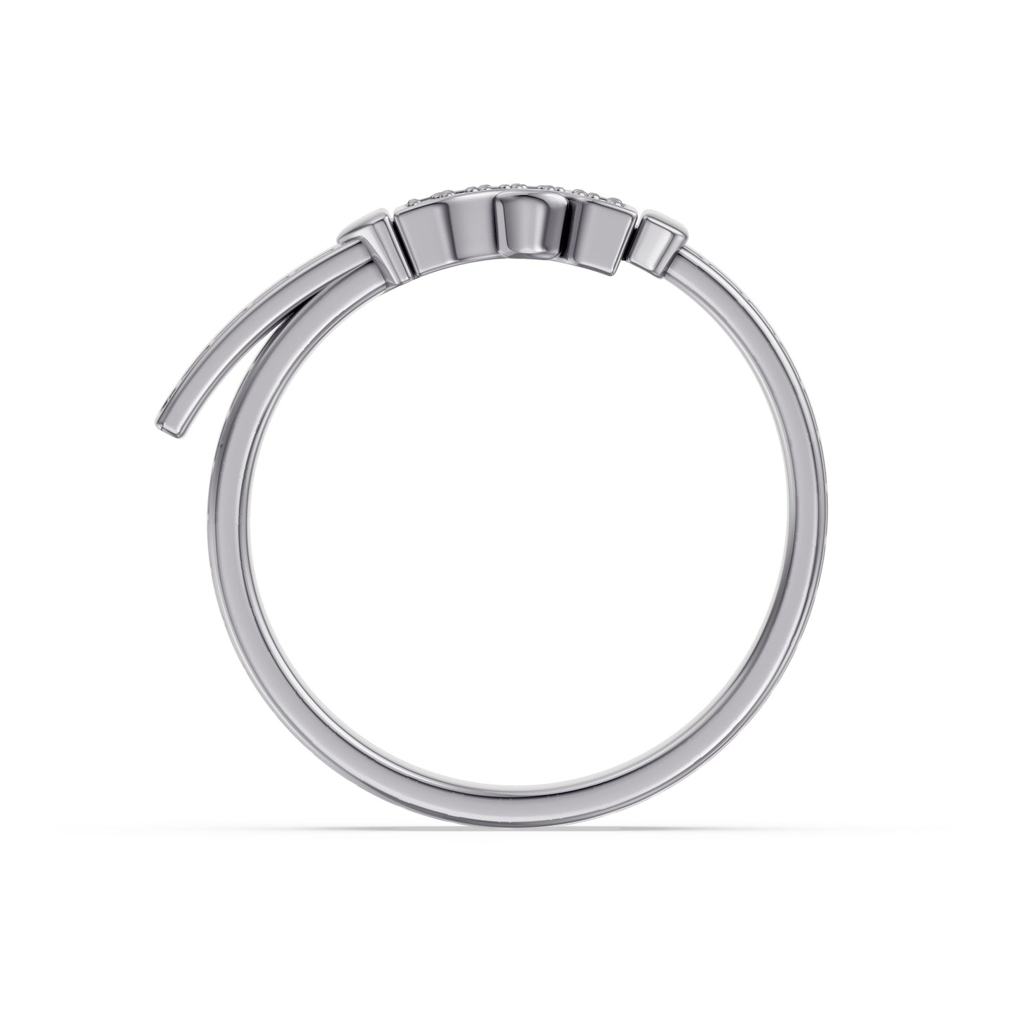 Bague Traven Empierré – Modèle Lock Serti (Fermoir Diamants & Couture)