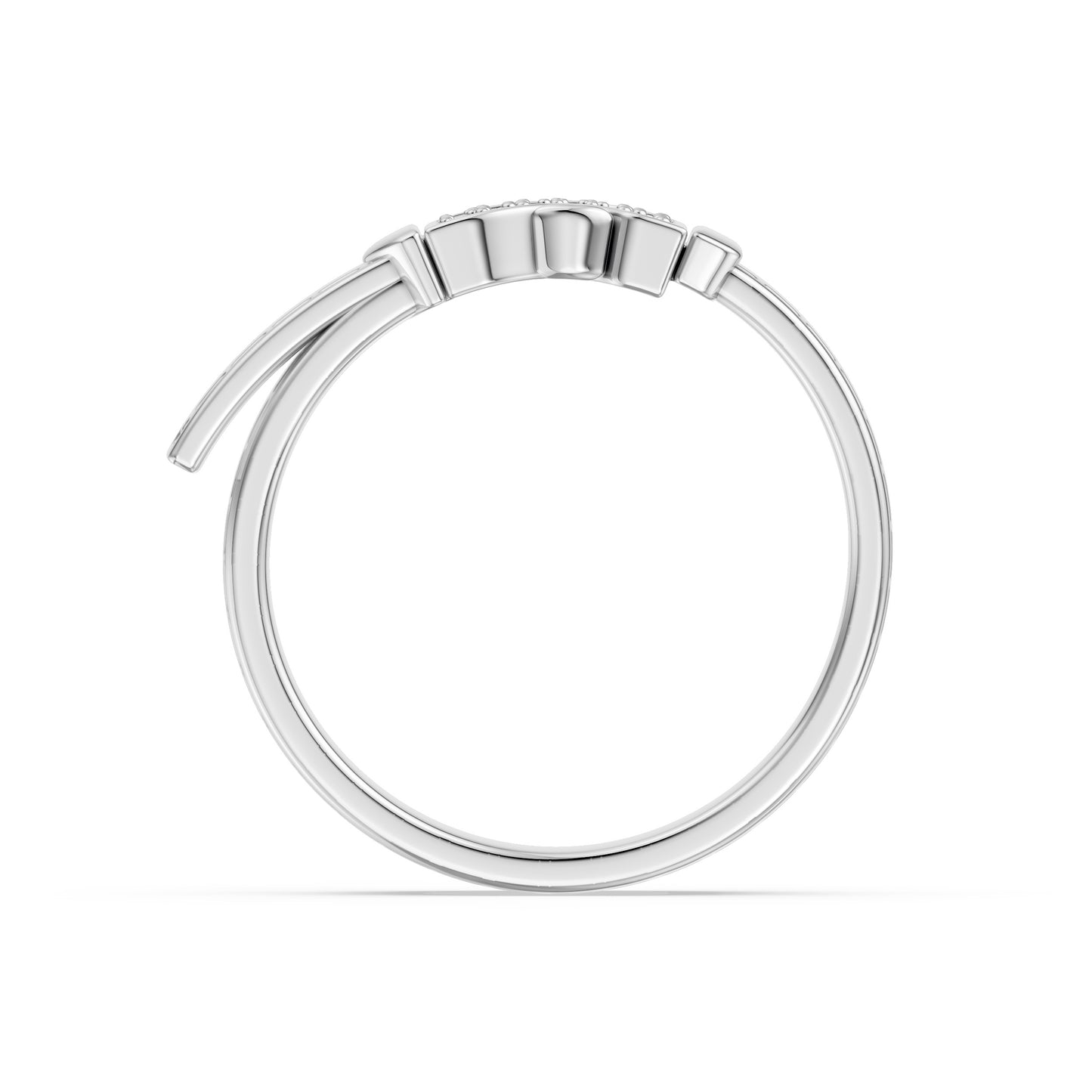 Bague Traven Empierré – Modèle Lock Serti (Fermoir Diamants & Couture)